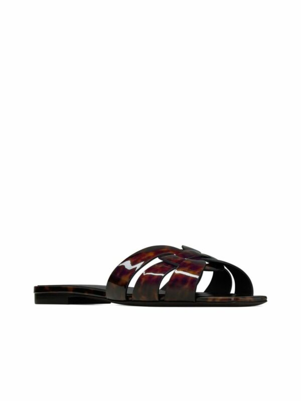 Leather Tortoiseshell Effect Sandals 1