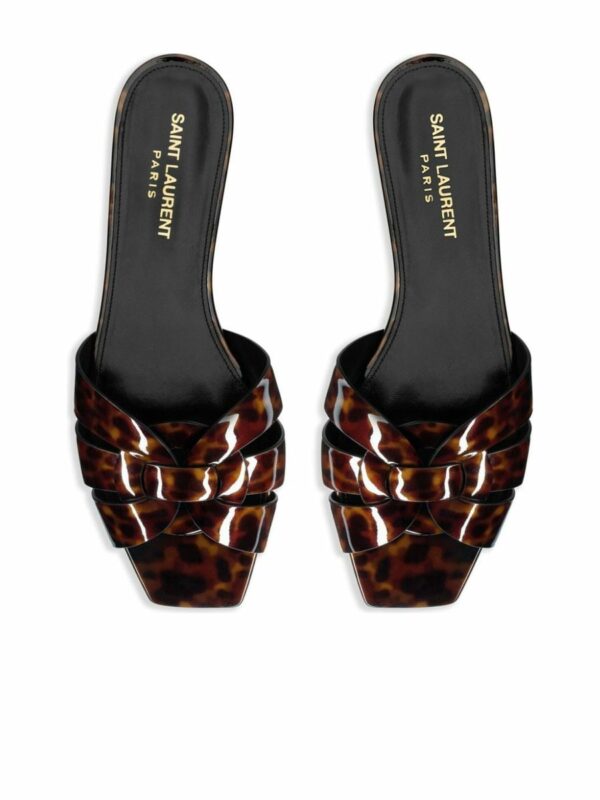 Leather Tortoiseshell Effect Sandals 2