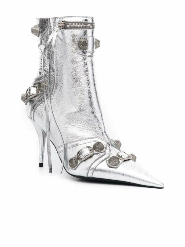 Metallic Ankle Boots 1