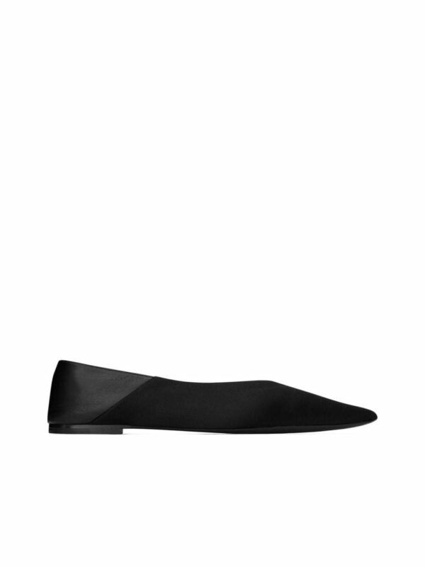 Satin Finish Pointed Toe Flats 1