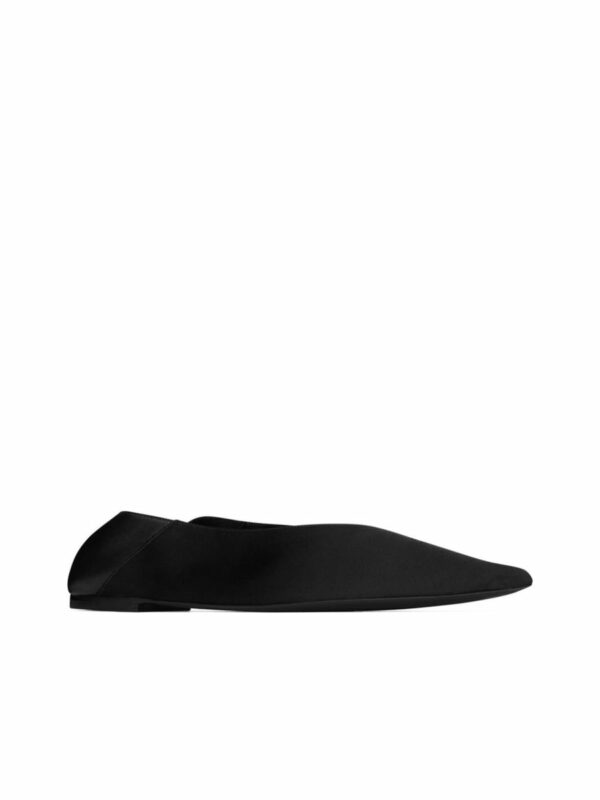 Satin Finish Pointed Toe Flats 3