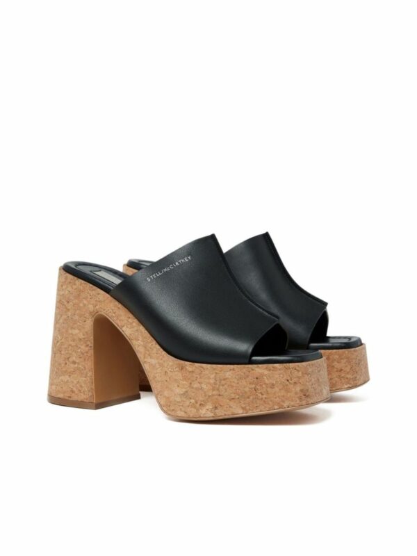 Faux Leather Platform Sandals 1