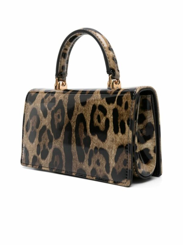 Leopard-Print Patent Crossbody Bag 1