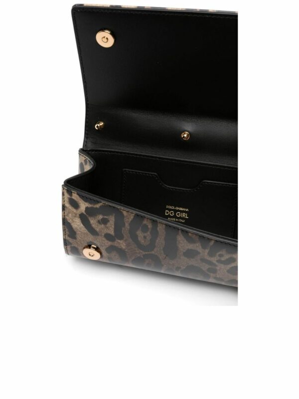 Leopard-Print Patent Crossbody Bag 2