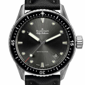 Blancpain Fifty Fathoms Bathyscaphe Steel Black Dial 5000-1110-B52A Watch