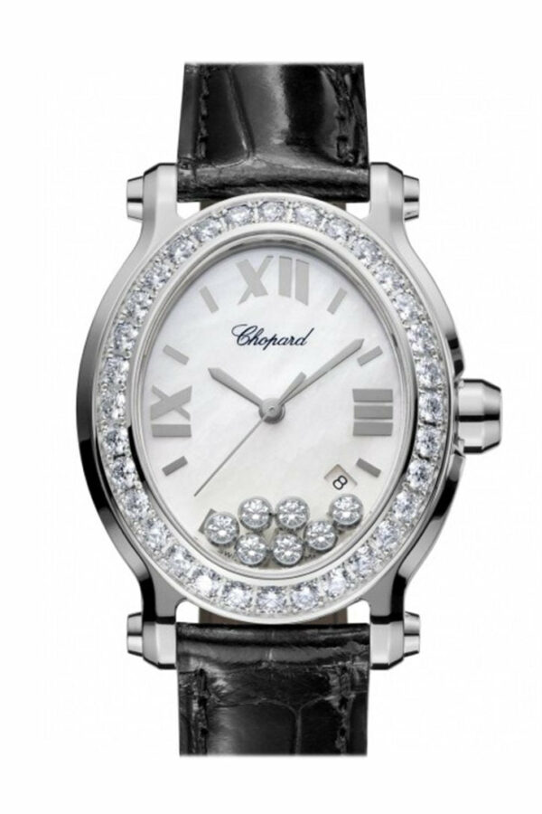 Chopard Happy Sport Oval Quartz Ladies Watch 278546-3002