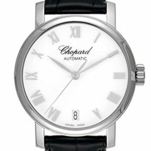 Chopard Classic White Dial 33Mm Gold Ladies Watch 124200-1001