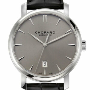 Chopard Classic 33.5Mm 18K White Gold Ladies Watch 161278-1004 Grey