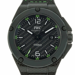 Iwc Ingenieur Carbon Dial Automatic Mens Watch Iw322404 Black