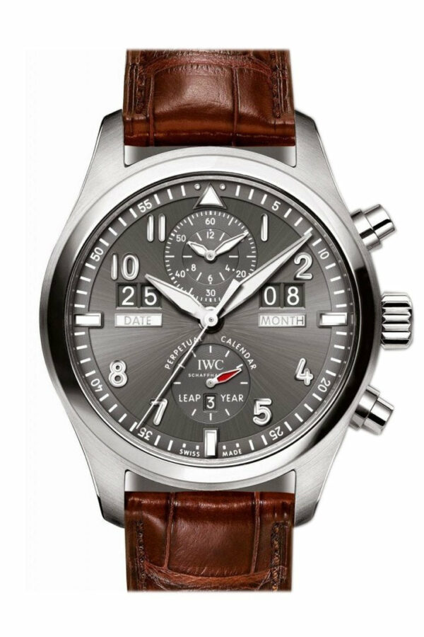 Iwc Pilot Spitfire Perpetual Calendar Automatic 46Mm Mens Watch Iw379107 Slate