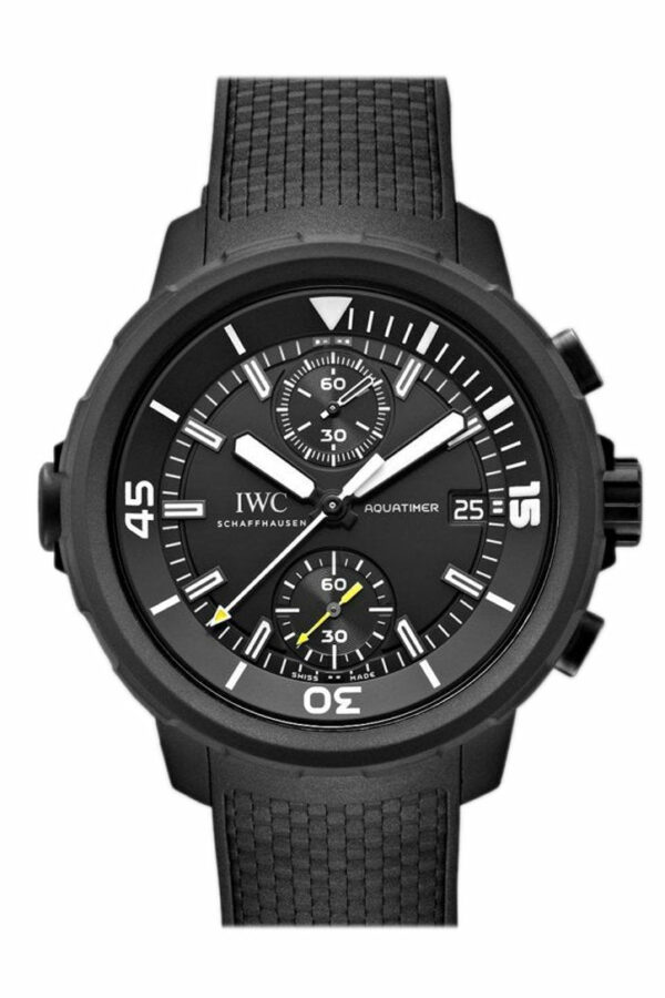 Iwc Aquatimer Chronograph Galapagos Islands 44Mm Mens Watch Iw379502 Black