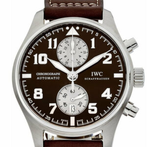 Iwc Pilots Antoine De Saint Exupery Chronograph Automatic 43Mm Mens Watch Iw387806 Brown