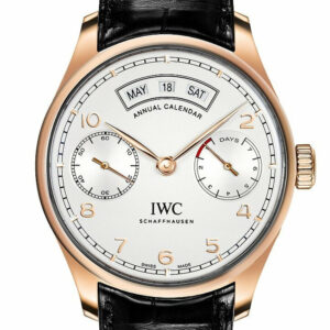 Iwc Portugieser Annual Calendar 44.2Mm Mens Watch Iw503504 Silver