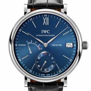 Iwc Portofino Hand-Wound Eight Days 45Mm Mens Watch Iw510106 Blue