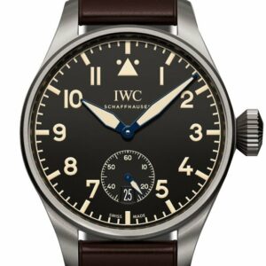 Iwc Big Pilots Heritage Black Dial Automatic Mens Watch 48Mm Iw510301 Blue