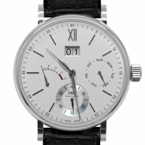 Iwc Portofino Day Date Silver-Plated Dial 8 Power Reserve 45Mm Mens Watch Iw516201 Silver