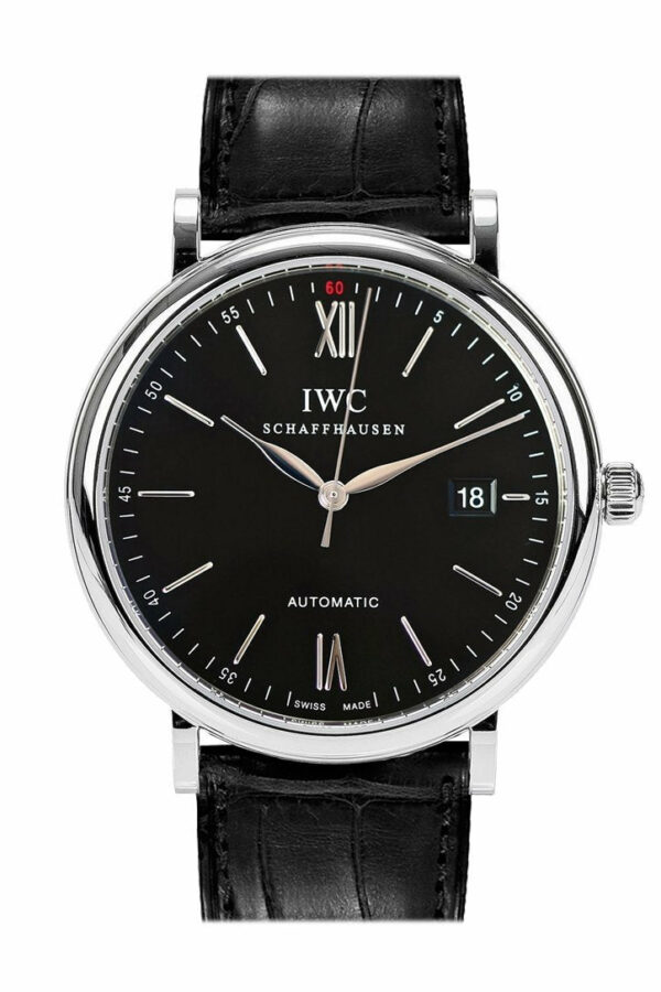 Iwc Portofino Black Automatic Iw356502 Watch