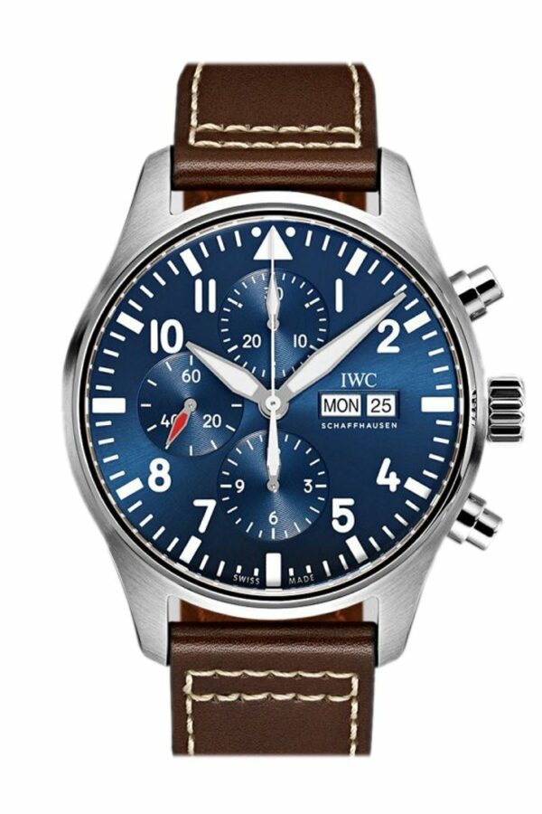 Iwc Pilot Blue Chronogragh Petite Prince Iw377714 Watch