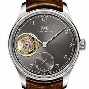 Iwc Portuguese Tourbillon Hand Wound White Gold Mens Watch Iw546301