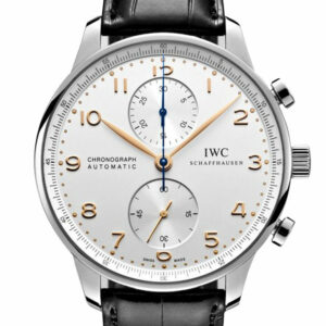 Iwc Portuguese Chronograph Silver Dial Mens Watch Iw371445