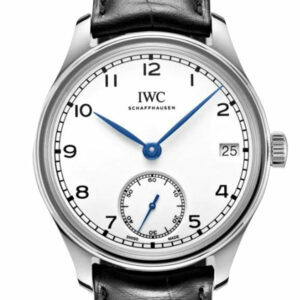 Iwc Portuguese Hand Wind White Dial Mens Watch Iw510212