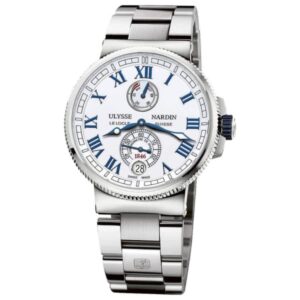 Ulysse Nardin, Marine Chronometer Manufacture 43mm Steel And Titanium Watch, Ref. # 1183-126-7M/42