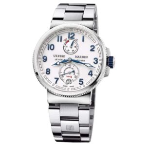 Ulysse Nardin, Marine Chronometer Manufacture 43mm Steel And Titanium Watch, Ref. # 1183-126-7M/61