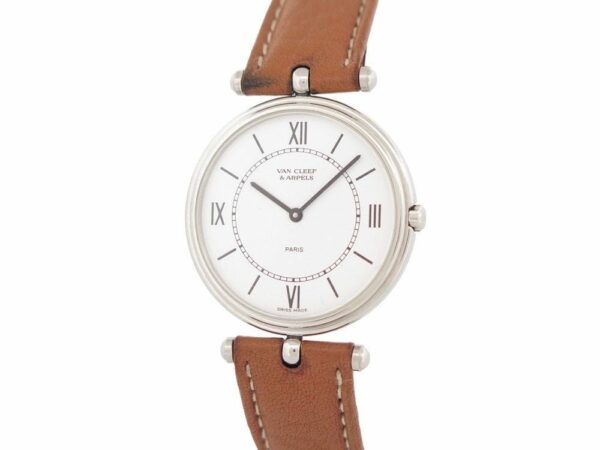 Montre vintage montre VAN CLEEF & ARPELS la collection quartz acier 58 Facettes 259695