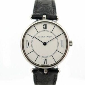 Montre montre van VAN CLEEF & ARPELS la classique 503132 32mm acier quartz etui 58 Facettes 252718