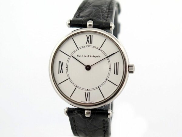 Montre montre van VAN CLEEF & ARPELS la classique 503132 32mm acier quartz etui 58 Facettes 252718