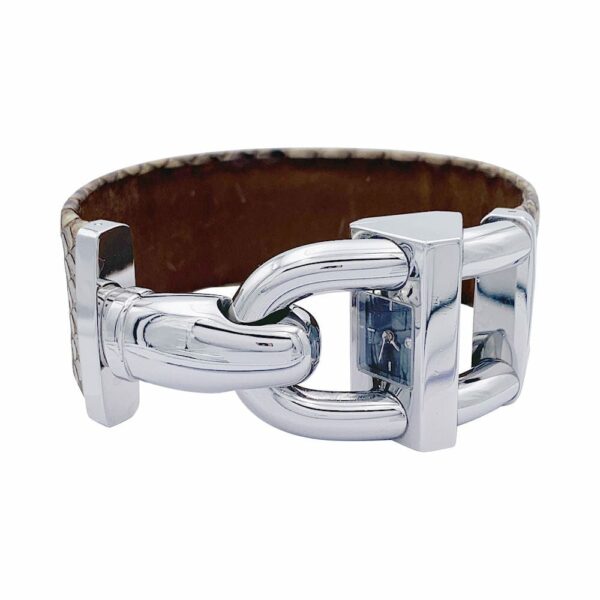 Montre Montre Van Cleef & Arpels, "Cadenas", acier, cuir. 58 Facettes 32518