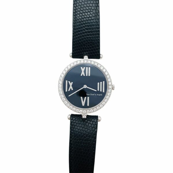 Montre Montre Van Cleef & Arpels "PA 49" en or blanc et diamants. 58 Facettes 30465