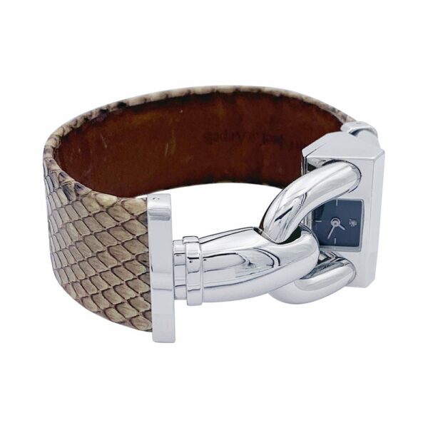 Montre Montre Van Cleef & Arpels, "Cadenas", acier, cuir. 58 Facettes 32518