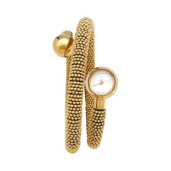 Montre Montre Van Cleef & Arpels "Liane Serpent" trois tours en or jaune. 58 Facettes 30892