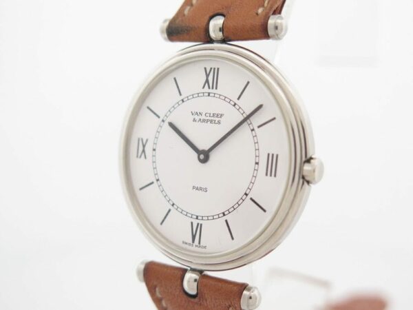 Montre vintage montre VAN CLEEF & ARPELS la collection quartz acier 58 Facettes 259695