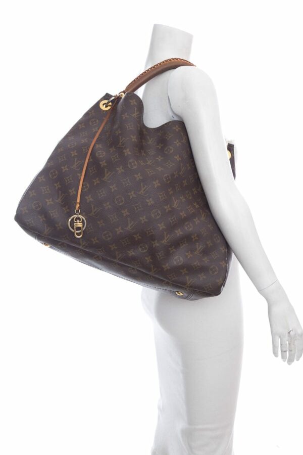 LV Brown Canvas Monogram Artsy Handbag