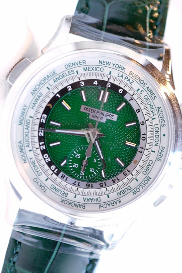 Patek Philippe Complications World Time Flyback Chronograph Platinum 5930P - Image 3