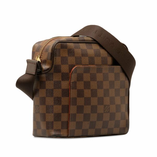 Brown LV Damier Ebene Olav PM Crossbody Bag - Image 2