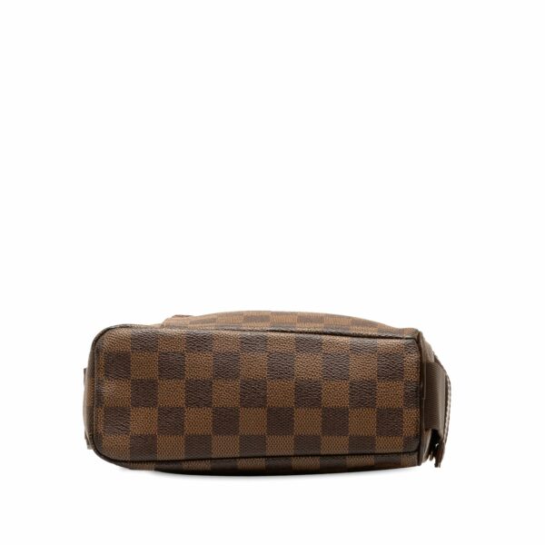 Brown LV Damier Ebene Olav PM Crossbody Bag - Image 4