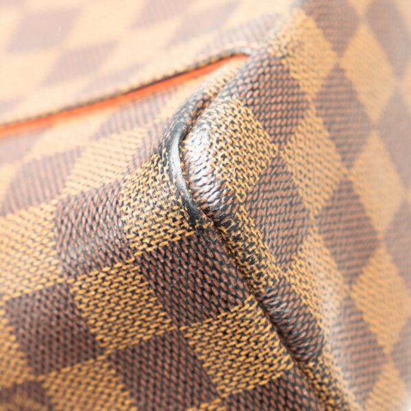 Brown LV Damier Ebene Olav PM Crossbody Bag - Image 9