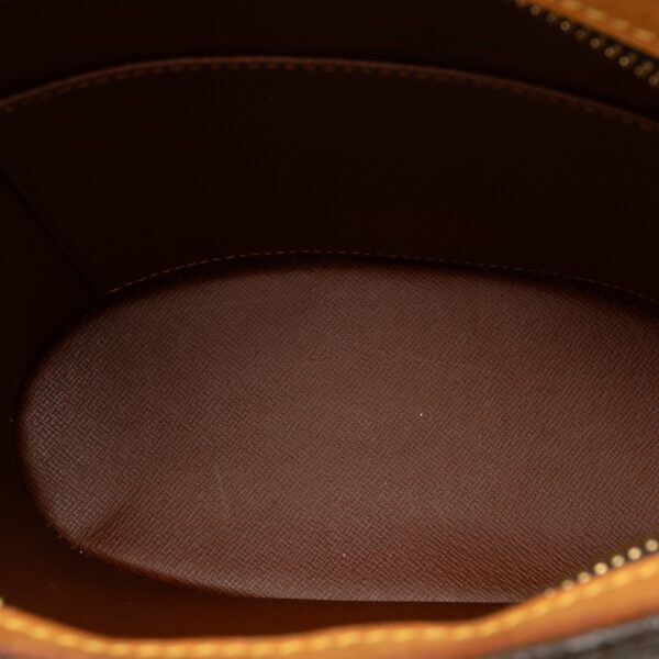 Brown LV Monogram Drouot Crossbody Bag - Image 5