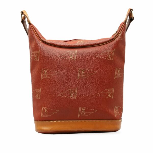 Red LV 1995 Americas Cup Touquet Bag - Image 3