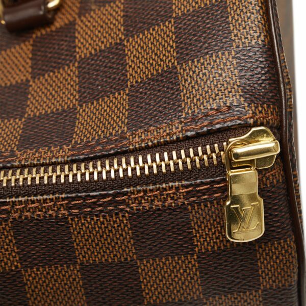 LV Papillon 30 Damier Ebene Canvas - Image 9