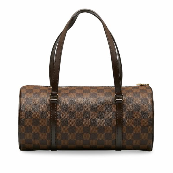 LV Papillon 30 Damier Ebene Canvas - Image 3