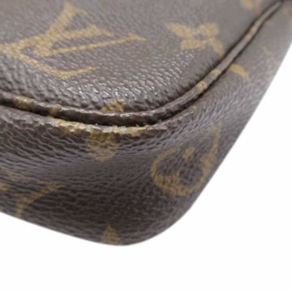 Brown LV Monogram Pochette Accessoires Shoulder Bag - Image 10