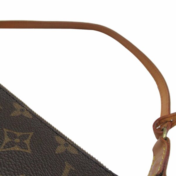 Brown LV Monogram Pochette Accessoires Shoulder Bag - Image 11