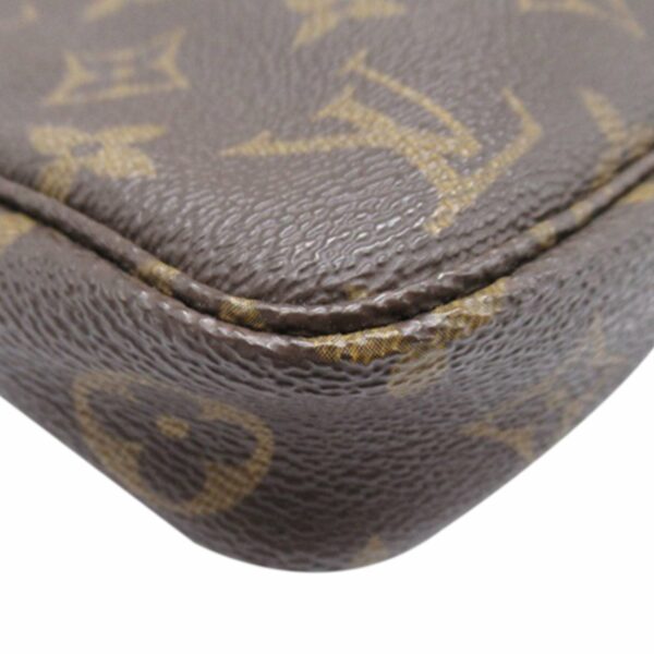 Brown LV Monogram Pochette Accessoires Shoulder Bag - Image 9