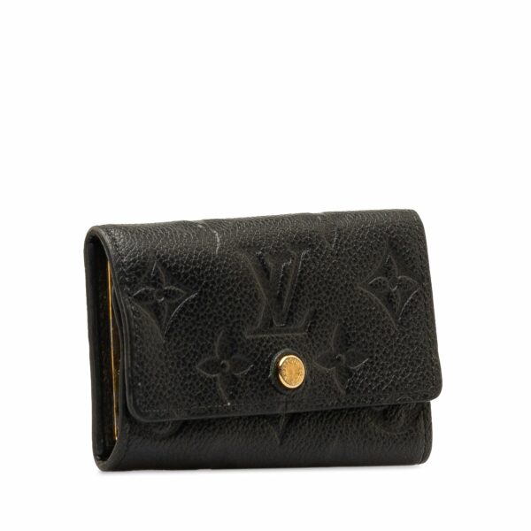 Black LV Monogram Empreinte 6 Key Holder - Image 2