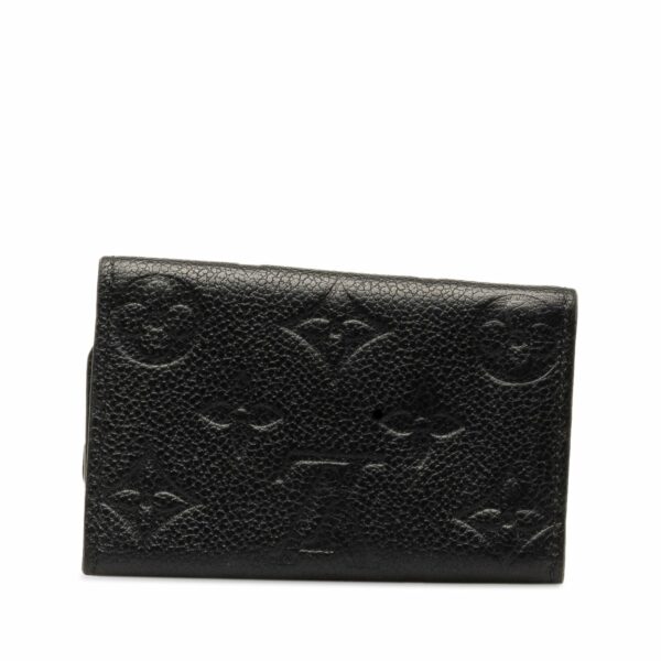 Black LV Monogram Empreinte 6 Key Holder - Image 3