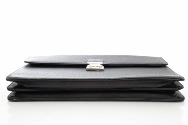 LV Black Taiga Porte-Documents Briefcase - Image 4